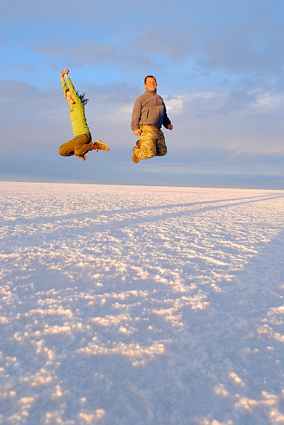 Laura i Astronom_super-56.JPG - Beatka i Rafał lewitują. Joga, może i my weżmiemy parę lekcji? (Zdjęcie: Laura i Astronom)
